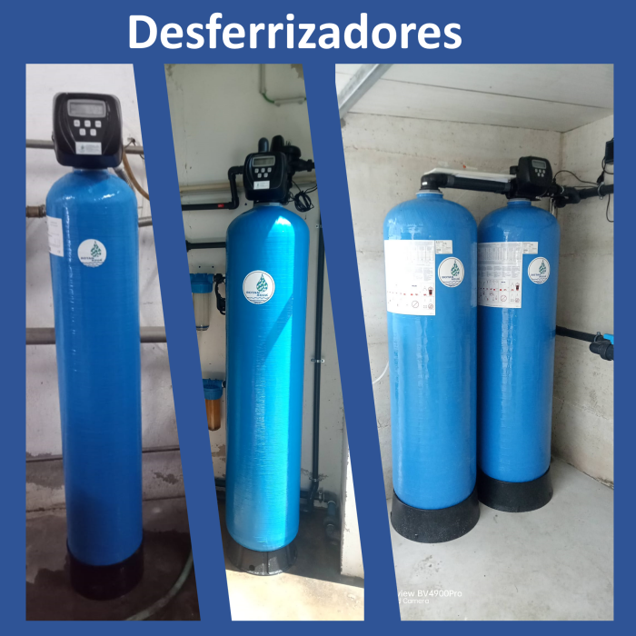 Desferrizador;  Filtro para remoção de Ferro; Filtro para remoção de Manganês